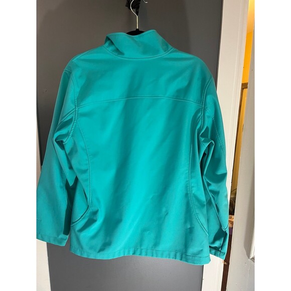 Free country women’s size xl turquoise blue lightweight shell jacket coat - Picture 3 of 4